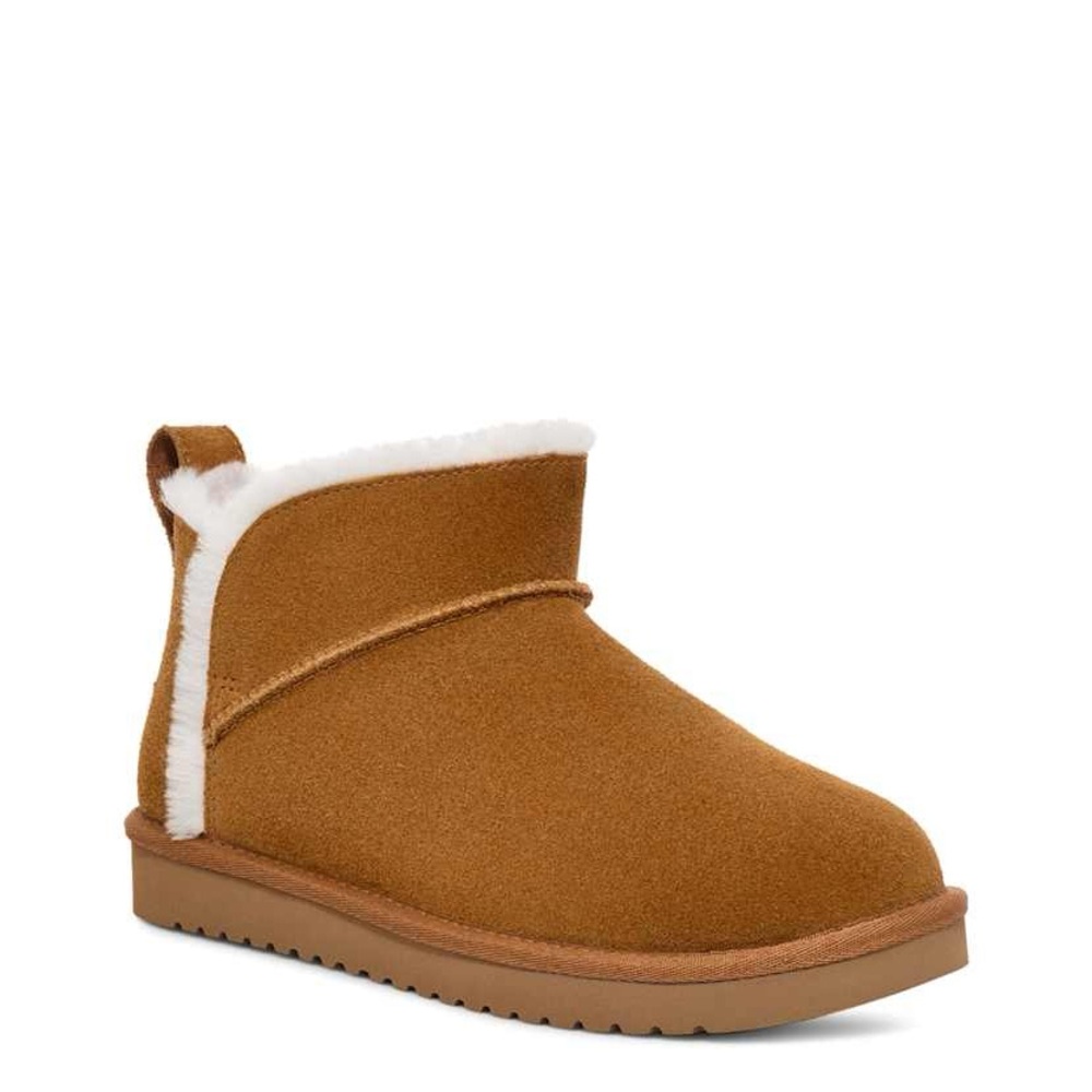 Koolaburra by UGG Ultra Mini‎ Boots Women’s 8 Suede Faux Fur Cozy Slip-On